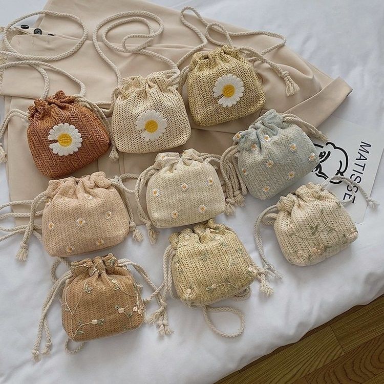 Vida escolar diaria 2022 Bolso de mano de verano de vacaciones en la playa Bolso crossbody de verano para mujeres Tipo de patrón Otro